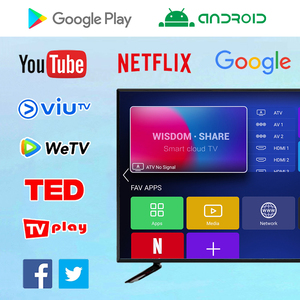 Téléviseur intelligent 4K ultra-fin avec cadre, UHD LED, avec fonction de mise en miroir intelligent, commande vocale, WiFi, Bluetooth, pour la maison et le bureau, directement de l'usine - Product Image 1