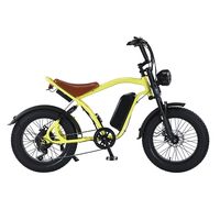 Vélo électrique tout-terrain, vélo électrique rétro 20 pouces, vélo électrique de descente, 48V 1000W, pneus larges, Ebike OEM Factory