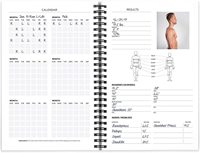Journal d'entraînement personnalisé Suivi des objectifs de bien-être Journal Cahier d'exercices Journal de motivation Journal de remise en forme Planificateur pour salle de sport