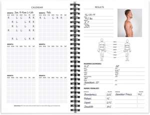 Libro de registro de entrenamiento personalizado, seguimiento de objetivos de bienestar, diario de ejercicios, libros de motivación, diario de fitness, planificador para gimnasio - Product Image 3