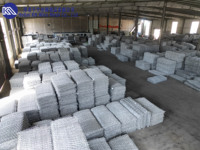 Prix d'usine Murs de soutènement en gabions Galfan 2x1x1m et 2x1x0.5m, paniers gabions en treillis métallique hexagonal / cages à pierres
