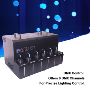 Igreslite RGBW 4 bánh 1500W tự động bong bóng sương mù Máy khói bong bóng máy - Product Image 2