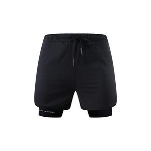 Short de performance respirant haute performance pour hommes pour la forme physique d'été avec bandes réfléchissantes - Product Image 1