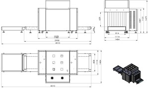 Hoge Penetratie X-Ray Bagage Veiligheidsinspectie Machine Ip Netwerk Luchthaven Bagage Scanner X Ray Scanner - Product Image 4