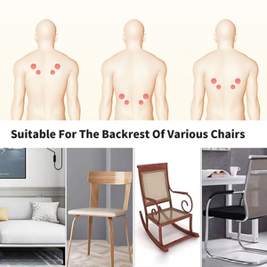 Ringan 3D Shiatsu bergetar memijat pemanas ABS + PU kulit warna dapat disesuaikan bantal pijat seluruh tubuh leher dukungan punggung - Product Image 6