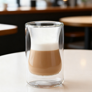 90ml 220ml High Borosilicate Double Wall <strong>Glass</strong> Coffee Mug Hand Blown Waist Arabic <strong>Glass</strong> <strong>Cup</strong> Turkey <strong>Espresso</strong> Double Wall <strong>Cups</strong> - Product Image 3