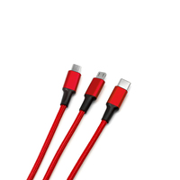Câble de charge USB-C tressé en nylon à charge rapide 1,2 m pour Samsung, Xiaomi, iPhone, Huawei – Ventes Flash