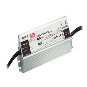 Meanwell-regulador de intensidad de salida única, carcasa de Metal resistente a altas/bajas temperaturas, equipo de accionamiento Hlg-120H-48B, 48V, 120W