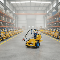 Machine de marquage routier manuelle LONGSHUN pour la peinture des lignes de stationnement