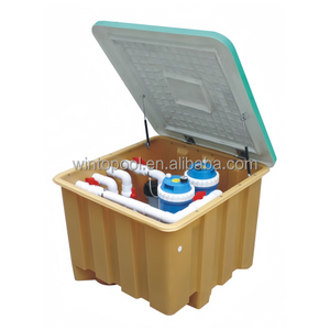 Filtre de <span class=keywords><strong>piscine</strong></span> intégré souterrain compact, unité de <span class=keywords><strong>filtration</strong></span> tout-en-un enterrée pour piscines résidentielles privées dans les jardins. - Product Image 5