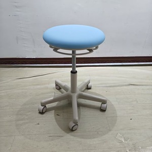 Height Adjustable Round Bar <b>Stool</b> With Rubber Shell Gas Spring And Ring Handle For <b>Office</b> Use - Product Image 3