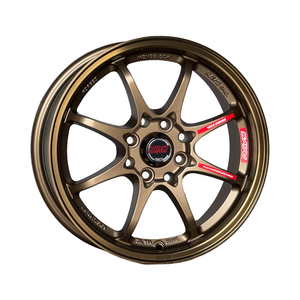 Rines JDM Superligeros de Alto Rendimiento de 15 Pulgadas, Color Rojo Candy, de Aluminio Fundido a Baja Presión, CE28, 8 Radios, Diseño Clásico, Nuevo HRW - Product Image 3