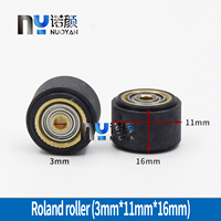 Impresora de vinilo Original, pieza de corte, rodillo de pellizco, 3x11x16mm/4x11x16mm para impresoras roland mimaki