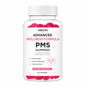 เยลลี่ OEM PMS สำหรับปรับสมดุลฮอร์โมน บรรเทาอาการปวดประจำเดือน ช่วยลดอาการอารมณ์แปรปรวน ท้องอืด ปวดเกร็ง และสิวจากฮอร์โมน - Product Image 3