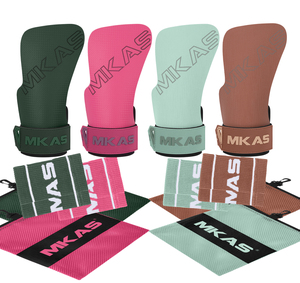 Agarres de Microfibra de Alta Calidad MKAS, Almohadillas Antideslizantes para Palma, Resistentes al Desgaste, Transpirables para Levantamiento de Potencia y Crossfit - Product Image 1