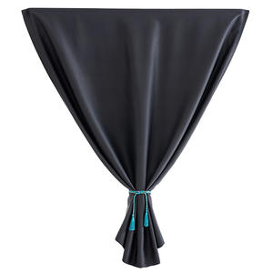 Rideaux occultants Velcro 100% occultants, prêts à poser, à fixation murale, passe-tringle, ouverture bipartite gauche-droite, lavage en machine inclus - Product Image 2