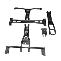 Jaula Antivuelco de Acero Cromado de Alta Resistencia para Ford Bronco 2021-2024 4x4, Refuerzo de Chasis Todoterreno, Acabado Mate con Recubrimiento en Polvo