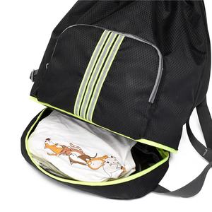 Mochila Deportiva Impermeable Personalizada, Mochila de Poliéster para Senderismo, Natación, Gimnasio, con Cordón y Compartimento para Zapatos - Product Image 3