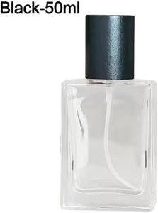 New Design Custom Luxury Crystal Atomizer <b>Spray</b> Perfume 30ml 50ml 100ml <b>Empty</b> Square Glass <b>Bottles</b> with Screen Printing - Product Image 3