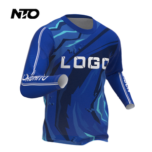 Camisetas de Motocross Personalizadas para Equipo de Descenso, Resistentes al Viento, Talla Grande, Manga Larga, para Motociclismo Todoterreno - Product Image 2