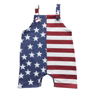 Barboteuse Bébé Garçon Rayée Étoilée 4 Juillet – Vêtements Bébé Boutique en Gros Haute Qualité Nouvelle Arrivée Tenues du Jour Vente Chaude Prêt à Expédier - Product Image 1