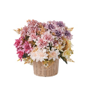 Bouquet di Dali Artificiali Sfumati Vintage - Decorazione Letteraria per Angoli di Lettura e Allestimenti da Tavolo - Product Image 5