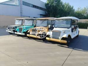 Ofertas de Descuento: Carro de Golf Utilitario, Autobús Turístico Clásico, Coche Retro Vintage al por Mayor para Club con Aire Acondicionado - Product Image 2