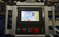 Machine de formage à rouleaux pour tôles d'acier inoxydable à ondulations d'eau, certifiée CE, personnalisée, à grande vitesse, avec contrôle PLC