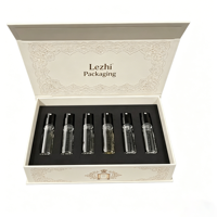 Boîte cadeau de luxe personnalisée avec fermeture magnétique pour cosmétiques et parfums, coffret de collection d'échantillons de parfums, emballage avec un design parfait