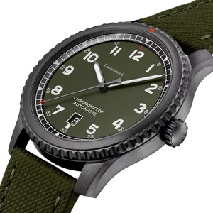Reloj de Piloto de Primera Calidad con Correa de Lona, Reloj Mecánico Automático - Product Image 2