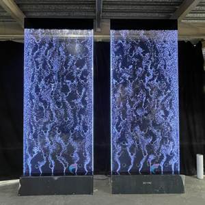 Paneles de Pared de Espuma de Agua Programables Personalizados, con Iluminación LED, Revestimiento de Burbujas de Agua, Gran Venta - Product Image 3