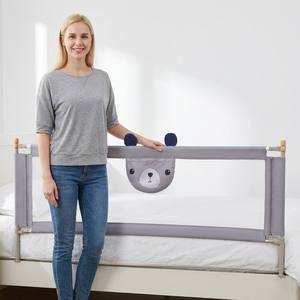 <span class=keywords><strong>Barrière</strong></span> <span class=keywords><strong>de</strong></span> sécurité pour <span class=keywords><strong>lit</strong></span> d'enfant, design oreilles d'ours 3D mignonnes, anti-chute, en maille, hauteur réglable 150cm/200cm, prix usine OEM - Product Image 6