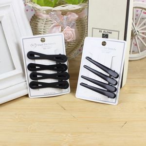 Découvrez les pinces à cheveux Beauty, 6,5 cm, couleur noire unie, usage quotidien, pince BB, accessoires pour cheveux pour femmes - Product Image 1