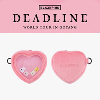 KPOP BLACK PINK DEADLINETOUR Pochette de rangement officielle pour CD Modèle Bluewave Bluewave-20 Groupe de filles coréennes Mignon Tous âges