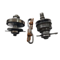 Set Perakitan Pulley dan Rantai Sprocket Transmisi Otomatis CVT TR580