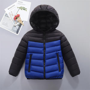 Veste matelassée légère et chaude en coton pour homme, automne-hiver, couleur unie, à capuche avec fermeture éclair, motif à carreaux décontracté - Product Image 3