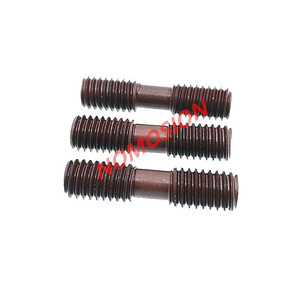 Perno de doble cabeza ML0625, clase 14.9, acero al carbono, óxido negro, rosca UNC para portaherramientas CNC - Product Image 1