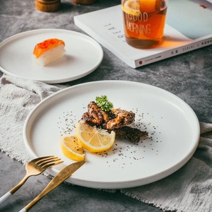 <span class=keywords><strong>Piatti</strong></span> e Vassoi in Ceramica <span class=keywords><strong>di</strong></span> <span class=keywords><strong>Porcellana</strong></span> Bianca Ecologica, Design Moderno per Ristoranti, Vendita all'Ingrosso a Tonnellata - Product Image 3