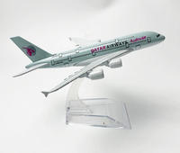 Modèle d'avion en alliage A380, prototype 16 cm, jouet d'avion en métal moulé sous pression personnalisé pour collection, cadeau d'entreprise, fabriqué par des fournisseurs
