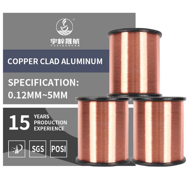 Changzhou Factory Supplier High Quality Good Price Copper Clad Aluminum Cca Ccam Wire for Cables for India