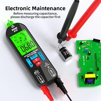 Multimètre numérique intelligent BSIDE A1X, mini testeur de tension CC rechargeable, indicateur de batterie faible, écran ID, tension sans contact