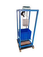 Banc de pesée à flotteur avec réservoir d'eau en option, balance électronique et panier métallique