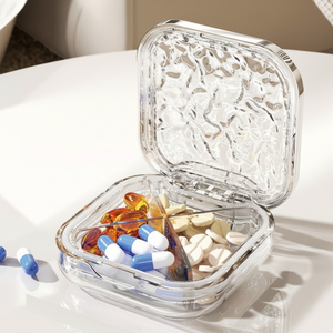 Portatile Mini caso di medicina con modello a onde a buon mercato multiuso pillola di stoccaggio organizzatore di viaggio - Product Image 1