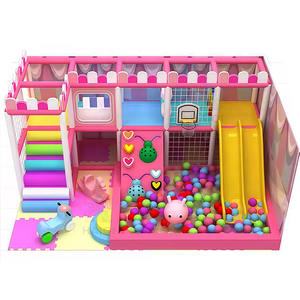 Aire de jeux intérieure durable pour enfants avec petit château coquin avec une piscine à balles amusante pour un plaisir imaginatif - Product Image 4
