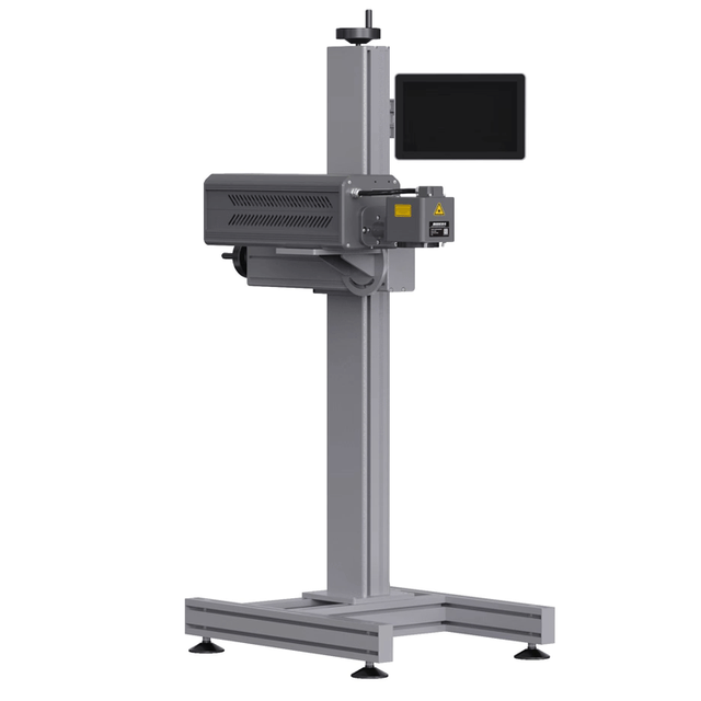CO2 Flying Laser Marking Machine with AI/DWG/DXF/PLT Support CNC & Deep Marking for Serial Numbers QR Codes Expiry Dates Carton