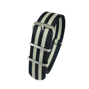 <span class=keywords><strong>Correa</strong></span> de <span class=keywords><strong>Reloj</strong></span> de Nailon de Repuesto Lionorm, Moderna, Tipo Cinturón de Seguridad, 18/20/22mm, <span class=keywords><strong>Correa</strong></span> de Lona de una Sola Pieza - Product Image 5
