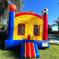 Château gonflable commercial à thème sportif (football, baseball, basketball) pour fêtes