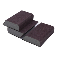Éponge à poncer en gros, éponge brune, bloc de ponçage, oxyde d'aluminium, bloc de ponçage 100x70x25mm pour le polissage et le meulage