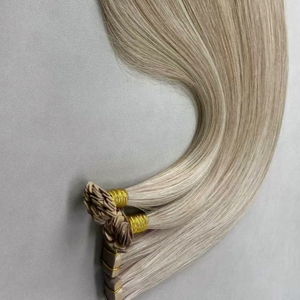 <span class=keywords><strong>Extensions</strong></span> de <span class=keywords><strong>cheveux</strong></span> <span class=keywords><strong>naturels</strong></span> humains européens vierges Remy russes à <span class=keywords><strong>bandes</strong></span> adhésives - Product Image 5