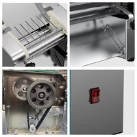 Machine Commerciale Électrique pour la Fabrication de Pâtes et Nouilles, Presse à Pâte et Laminoir Chinois, Capacité 50kg/h, Coupeur 2-25mm – Offre Spéciale